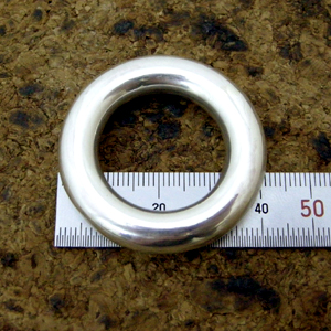 �I�[�_�[���C�h�V���o�[�A�N�Z�T���[����F 111.�@plain-tube-ring 