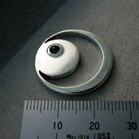 110.　royal-blue-moon-stone pendant 